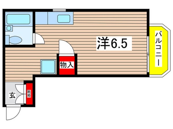 ラフィ－ネ７号館の物件間取画像